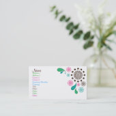 Paisley-Explosion Visitenkarte (Stehend Vorderseite)