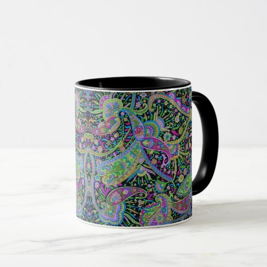 Paisley Fantasy Tasse (VorderseiteRechts)