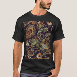 Paisley Farbige Textilie: Ethnisches Vintage-Desig T-Shirt