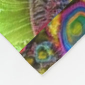 Paisley-Federn2 Fleece-Decke Fleecedecke (Ecke)