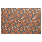 Paisley Fisch Schokoladen Martini Stoff (Fat Quarter (45,7 x 55,9 cm))