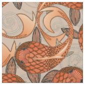 Paisley-Fischbisque Stoff (Nahaufnahme)