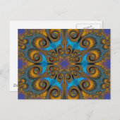 Paisley Flake Postkarte (Vorne/Hinten)