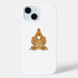 Paisley Floral Art ・ Orange Boho Decor Case-Mate iPhone Hülle