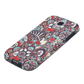 Paisley Floral Doodle Muster Case-Mate Samsung Galaxy Hülle (unten)