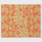 Paisley Floral ethnische nahtlose Muster. Arabisch Geschenkpapier (Flach)