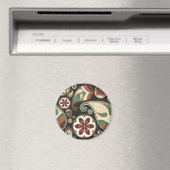 Paisley & Floral Magnet (In Situ (Geschirrspüler))