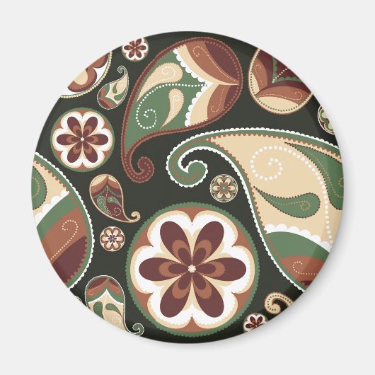 Paisley & Floral Magnet (Vorne)