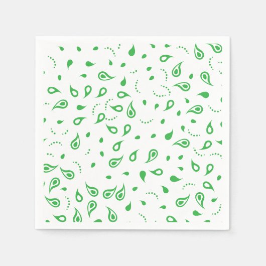 Paisley Floral Napkin Serviette (Vorderseite)