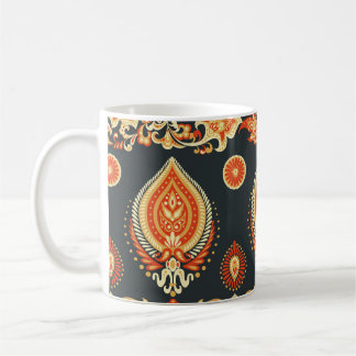 Paisley Floral: Oriental Ethnic Seamless Kaffeetasse
