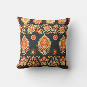 Paisley Floral: Oriental Ethnic Seamless Kissen