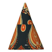 Paisley Floral: Oriental Ethnic Seamless Partyhütchen (Rechts)