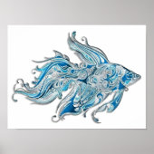 Paisley Flower Fish Poster (Vorne)