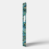 Paisley Forest Green iPhone Case (Rückseite / Rechts)