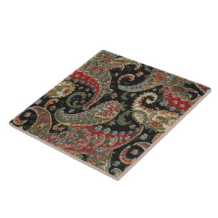 Paisley Fraktal Fliese