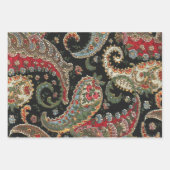 Paisley Fraktal Geschenkpapier Set (Vorderseite 3)
