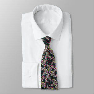 Paisley Fraktal Krawatte