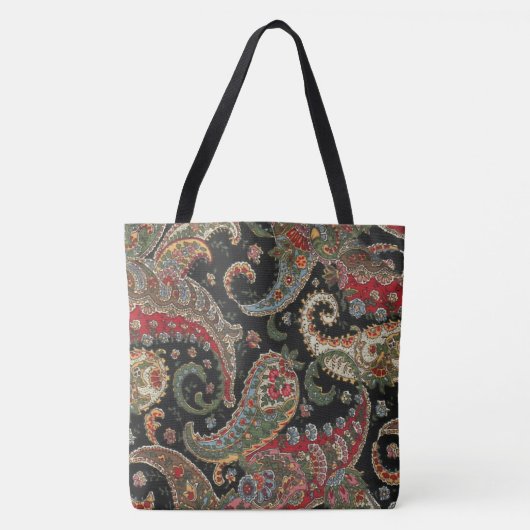 Paisley Fraktal Tasche (Vorderseite)