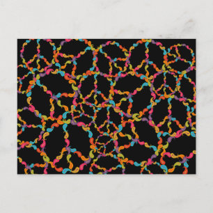Paisley Frieden Postkarte