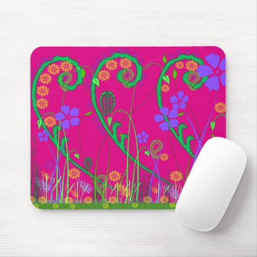 Paisley Garden Mousepad (Mit Mouse)