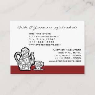 Paisley Garden Tea Party Begleitkarte