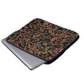 Paisley Gemüse Vintage Mischung Laptopschutzhülle (Vorne Knopf)