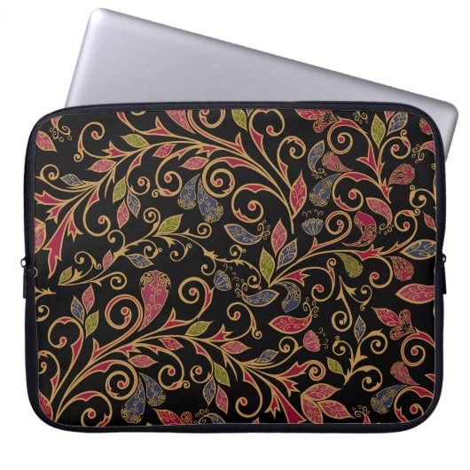 Paisley Gemüse Vintage Mischung Laptopschutzhülle (Vorderseite)
