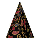 Paisley Gemüse Vintage Mischung Partyhütchen (Rückseite)