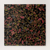 Paisley Gemüse Vintage Mischung Puzzle (Horizontal)