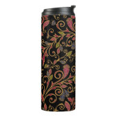Paisley Gemüse Vintage Mischung Thermosbecher (Nach links gedreht)