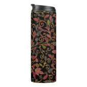 Paisley Gemüse Vintage Mischung Thermosbecher (Nach rechts gedreht)