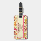 Paisley-Gepäckanhänger Gepäckanhänger (Vorderseite vertikal)