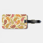Paisley-Gepäckanhänger Gepäckanhänger (Rückseite horizontal)