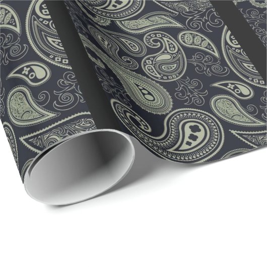 Paisley-Geschenk-Packpapier Geschenkpapier (Rolleneckpunkt)