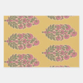 Paisley-Geschenkpapier-Set mit 3 flachen Bögen Geschenkpapier Set (Vorderseite 2)