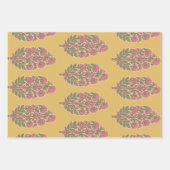 Paisley-Geschenkpapier-Set mit 3 flachen Bögen Geschenkpapier Set (Vorderseite)