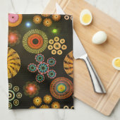 Paisley Geschirrtuch (Viertel Falte)