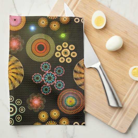 Paisley Geschirrtuch (Viertel Falte)