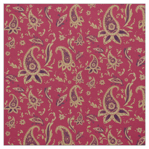 Paisley-Gold, Gewebe Stoff