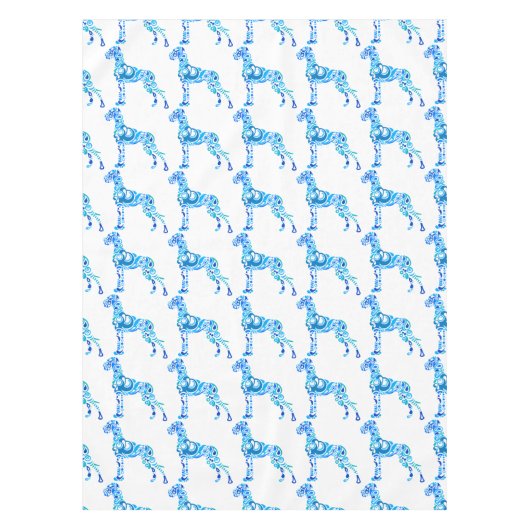 Paisley Great DAne Tischdecke (Vorderseite)