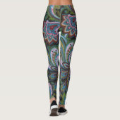 Paisley Green Leggings (Rückseite)