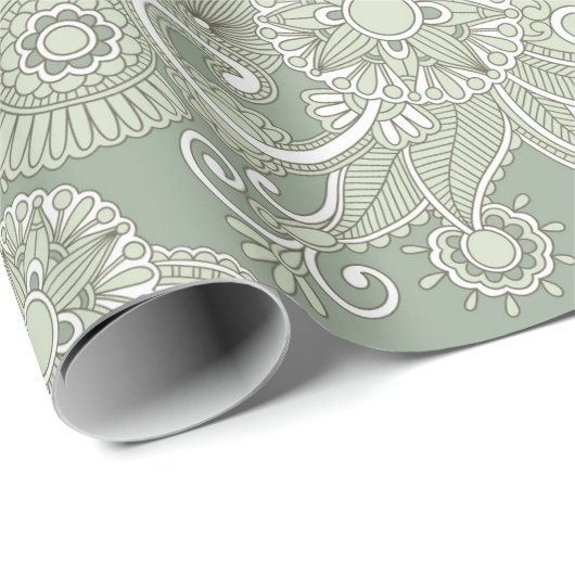 Paisley/Ham Pattern Geschenkpapier (Rolleneckpunkt)