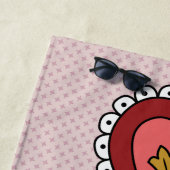 Paisley Heart Beach Handtuch (Beispiel)