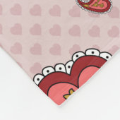 Paisley Heart Fleece Blanket (Ecke)