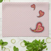 Paisley Heart Handtuch (Gefaltet)