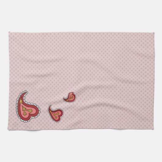 Paisley Heart Handtuch (Horizontal)