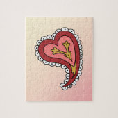 Paisley Heart Puzzle (Vertikal)