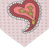 Paisley Heart Table Runner Kurzer Tischläufer (Ecke)