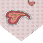 Paisley Heart Tablecloth Tischdecke (Schrägansicht)