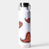 Paisley Heart Trinkflasche (Vorne)